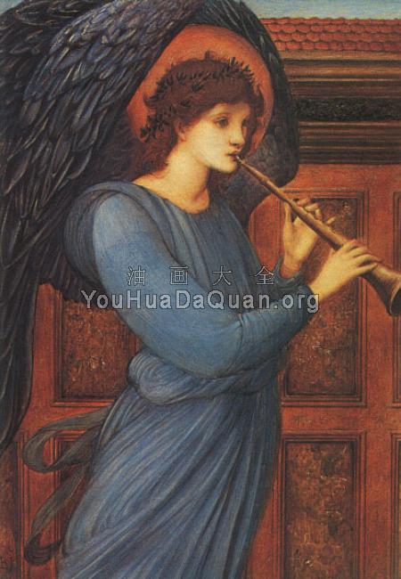 天使 - 爱德华·科莱·伯恩·琼斯